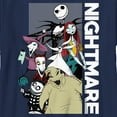 thumbnail image 2 of Boy's The Nightmare Before Christmas Halloween Group Shot  Graphic Tee Navy Blue X Large, 2 of 4