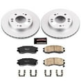 thumbnail image 2 of PowerStop Front Geomet Coated Brake Rotor and Pad Kit Fits: CHRYSLER DODGE EAGLE MITSUBISHI PLYMOUTH Select Models CRK681, 2 of 5