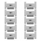thumbnail image 5 of FOMIYES 10Ud Clips De Fijación Plateados Para Parachoques Con Base Segura Y Resistente, 5 of 8