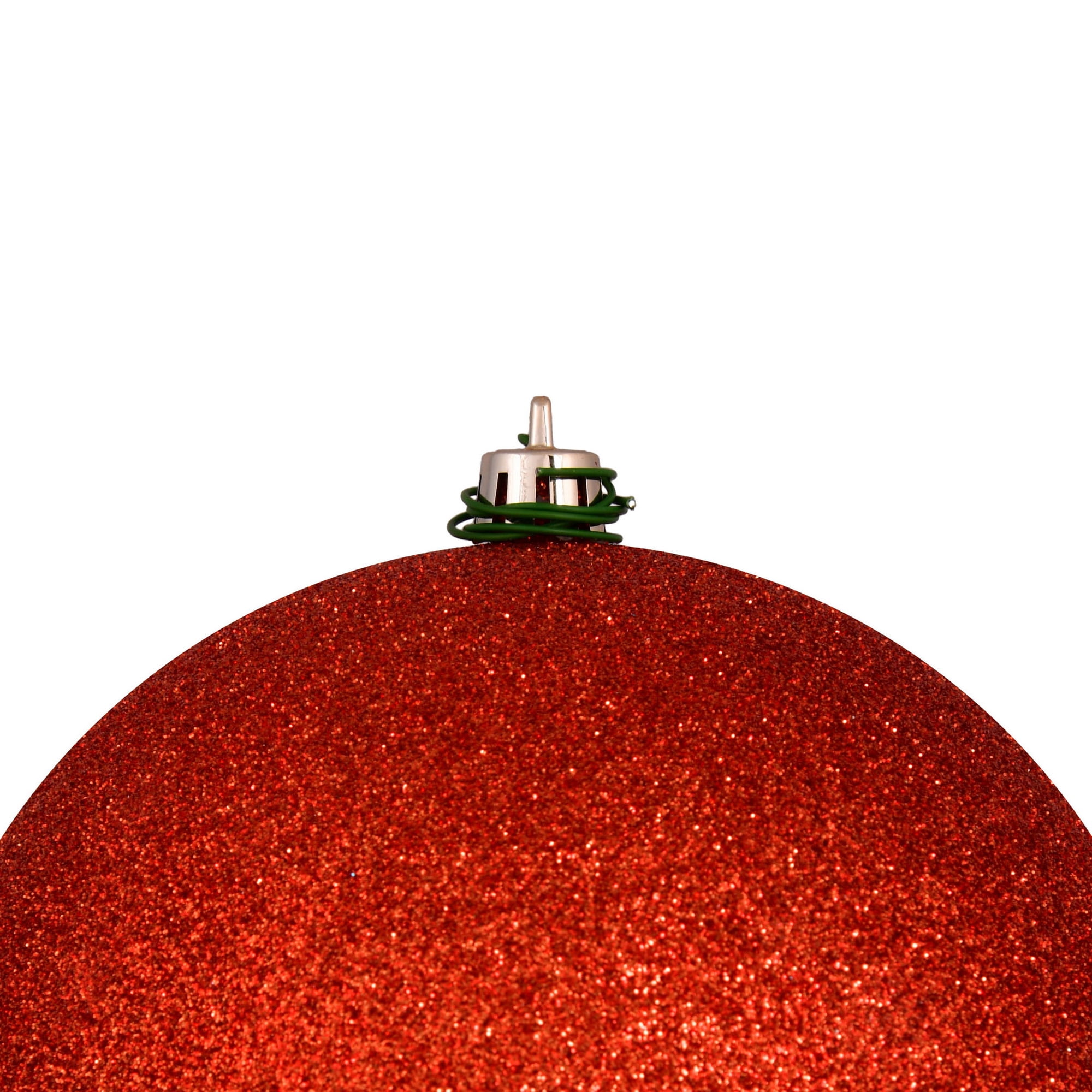 Vickerman 4.75" Bittersweet Glitter Ball Ornament, 4 per Bag