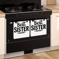 thumbnail image 2 of 2 Pcs Funny Kitchen Towels,World’s Best Sister Microfiber Dish Towels,Kitchen Tea Towels,Kitchen Towel Set (18" X 26"), 2 of 3