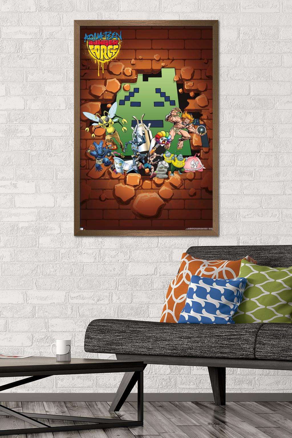Aqua Teen Hunger Force - Villains Wall Poster, 22.375" x 34", Framed