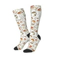 thumbnail image 2 of Balery Mushrooms And Butterflies Fun Novelty Socks Men'S Women'S Crew Socks Funny Crazy Novelty Socks Quirky And Cool Socks, 2 of 9
