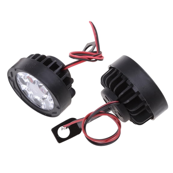 Yammee 2Pcs Motorcycle Led Pod 6 LED Driving Light Super Spotlight Offroad Fog Light Auxiliary Light Work Lights for SUV