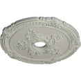 thumbnail image 3 of Ekena Millwork 26"OD x 3 3/4"ID x 1 1/2"P Attica with Rose Ceiling Medallion (Fits Canopies up to 4 1/2"), Hand-Painted Pot of Cream, 3 of 5