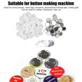 thumbnail image 3 of Badge Blank Button Pins, 100 Sets Rustproof DIY Badge Making Supplies, Tinplate Plastic Material, Durable Button Maker Parts, Suitable for Badge Maker Machine, 3 of 7