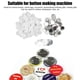 thumbnail image 3 of Juego De 100 Piezas De Botón Trasero De Alfiler, Suministros Para Hacer Botones De Insignias Redondos, Parte Trasera De Alfiler En , Incluye Cubierta De Metal Para Manualidades, 3 of 7