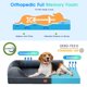 thumbnail image 2 of Cama para perros URPET Orthopedic XL, espuma viscoelástica impermeable, gris, 2 of 7
