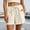 *Beige, variant on ClodeEU Women's Elastic Waist Drawstring Shorts,Casual Loose Fit Shorts with Pockets,Soft Breathable Workout Shorts Beige,Women's Plus L