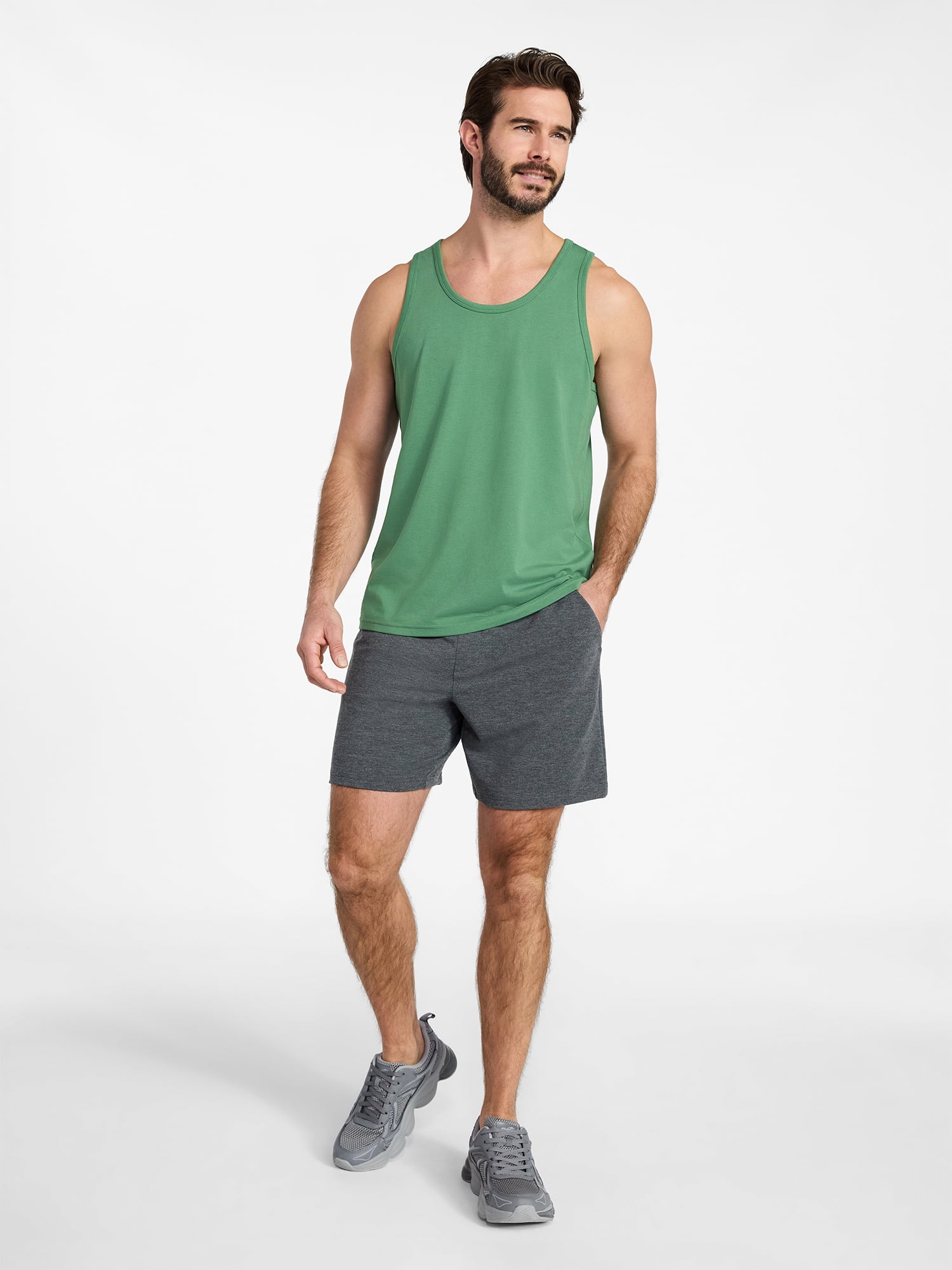 Athletic Works Men's and Men's Big & Tall Tri-Blend Tank Top, Sizes XS-4XLT
