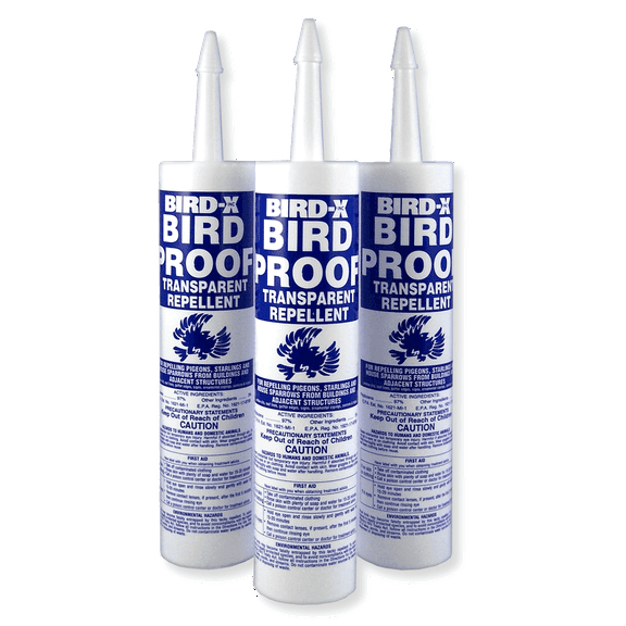 Bird X Bird Proof Bird Repellent Gel, 3-Pack