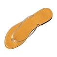 thumbnail image 6 of Xucatan Women's Clear Strap Flat Sandals, Transparent PVC Low Heel Slippers with Embossed Texture, Breathable Casual Summer Shoes, Versatile Colorful Design for Spring Outdoor Gift, 6 of 9