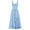 Sky Blue, variant on Plus Size Summer Dresses for Women Renaissance Style Sleeveless Tight Fitting Style Wedding Guest Dress