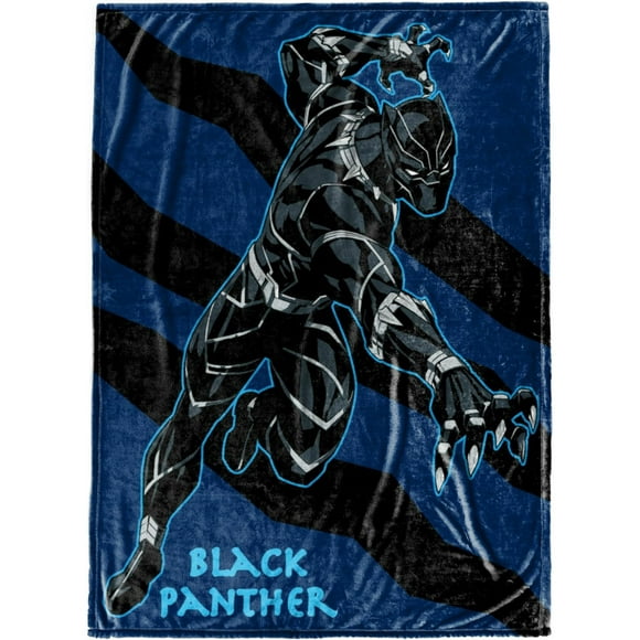 Black Panther Griffe une Couverture de 46 x 60 Po pour les Enfants
