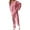 Pink%GC100, variant on SJLDQY Women's Flannel Pajamas Set 2 Peice Pjs Set for Women Solid Color Ribbed Long Sleeve Pajama Tops Pants Warm Winter Homewear Sleepwear Outfits