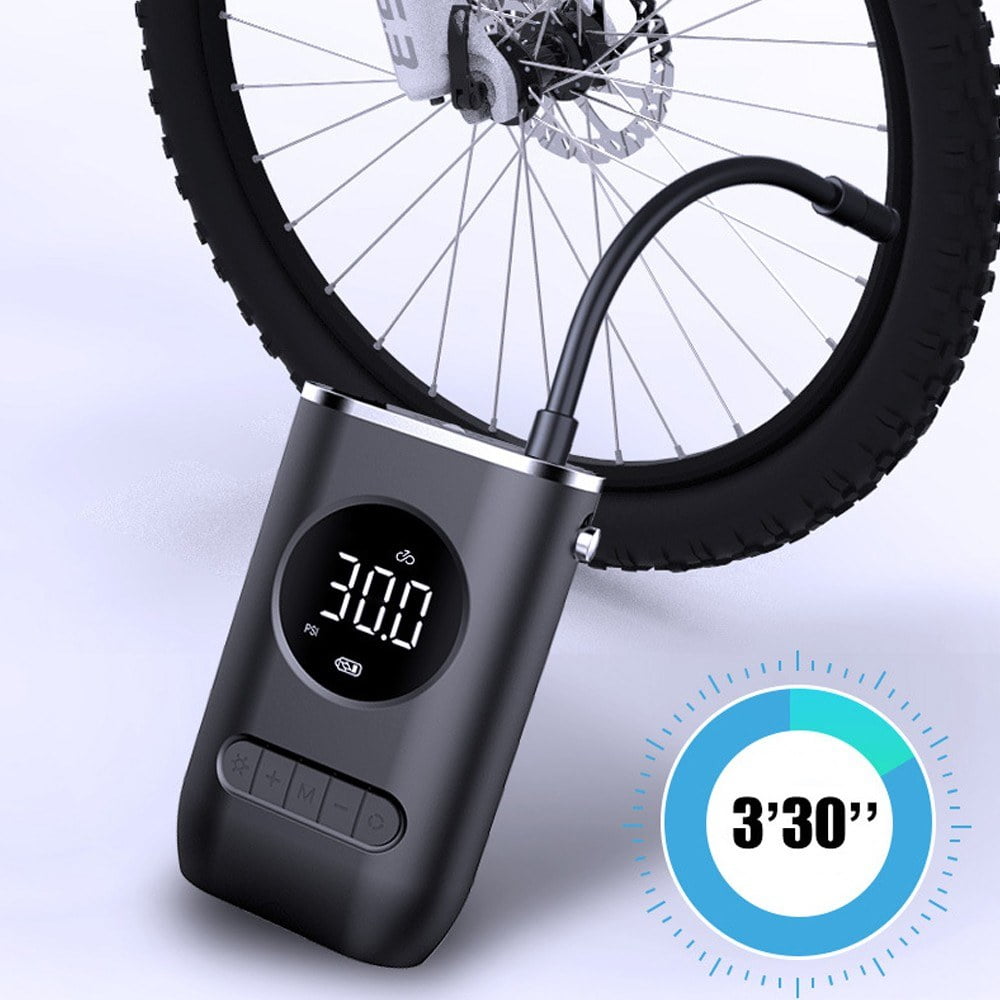 Cordless Mini Car Air Pump 150PSI Portable Tire Inflator Auto-Off