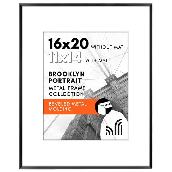 Americanflat 16x20 Metal Picture Frame with Tempe