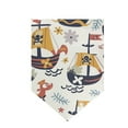 thumbnail image 6 of Pirate Ship Flowers Leaves Garden Flag 18" x 12.5" Double Sided Yard Lawn Outdoor Decor Small Yard Flags, 6 of 6
