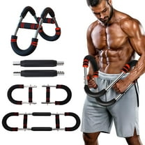 Twister Arm Trainer for Men, 3-Level Adjustable U-Shaped Chest Workout Equipment (65/90/110LB), Arm & Chest Exerciser for Home Gym