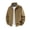 Brown, variant on Mens Light Jackets Casual Stylish Windbreakers for Men Track Jacket Laydown Collar Fall Golf Coats