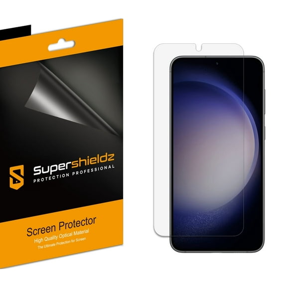 (3 Pack) Supershieldz Designed for Samsung Galaxy S23 Plus 5G Screen Protector, High Definition Clear Shield (PET)