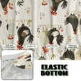 thumbnail image 5 of Xoenoiee Rooster Chicken Floral Print Stretch Armless Futon Cover, Futon Mattress Cover with Elastic Bottom, Foldable Futon Slipcovers Washable Couch Cover, 5 of 7