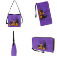 thumbnail image 4 of DISNIMO Halloween Cats Print 2 Piece Hobo Crossbody Bag Sets for Women, Lightweight Clutch Purse with PU Leather Tote Bag for Outdoor Activities, 4 of 4