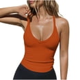 thumbnail image 1 of ShomPort Workout Tops for Women Summer Sleeveless Ribbed Tank Tops Slim Fitted Soft Camisole Basic Layering Shirts, 1 of 8