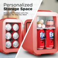 thumbnail image 4 of Mini Refrigerador ICEBOX IBMF4BLS 4L para Cuidado de la Piel, 4 of 7