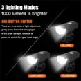 thumbnail image 5 of Juego de Luces Recargables para Bicicleta: 3 Modos de Luz Delantera y Trasera, Fácil de Instalar, Resistente Al Agua, Luces de Seguridad para Ciclismo., 5 of 5