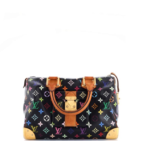Pre-Owned Speedy Handbag Monogram Multicolor 30 By Rebag