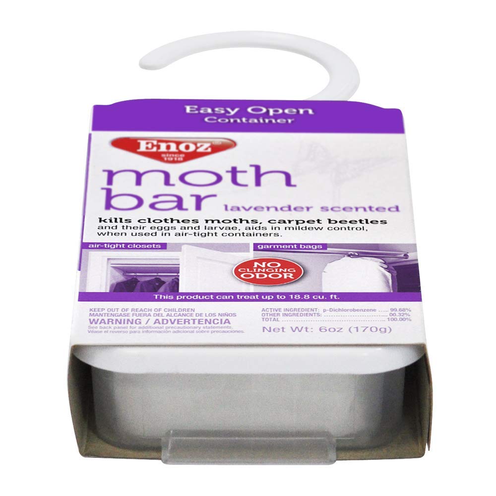 Enoz Moth Bar, Lavender Scent (Case of 6)