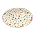 thumbnail image 2 of Bingfone Christmas Tree Skirt Mat Christmas Decoration Interior 48"-Sushi And Rolls, 2 of 8