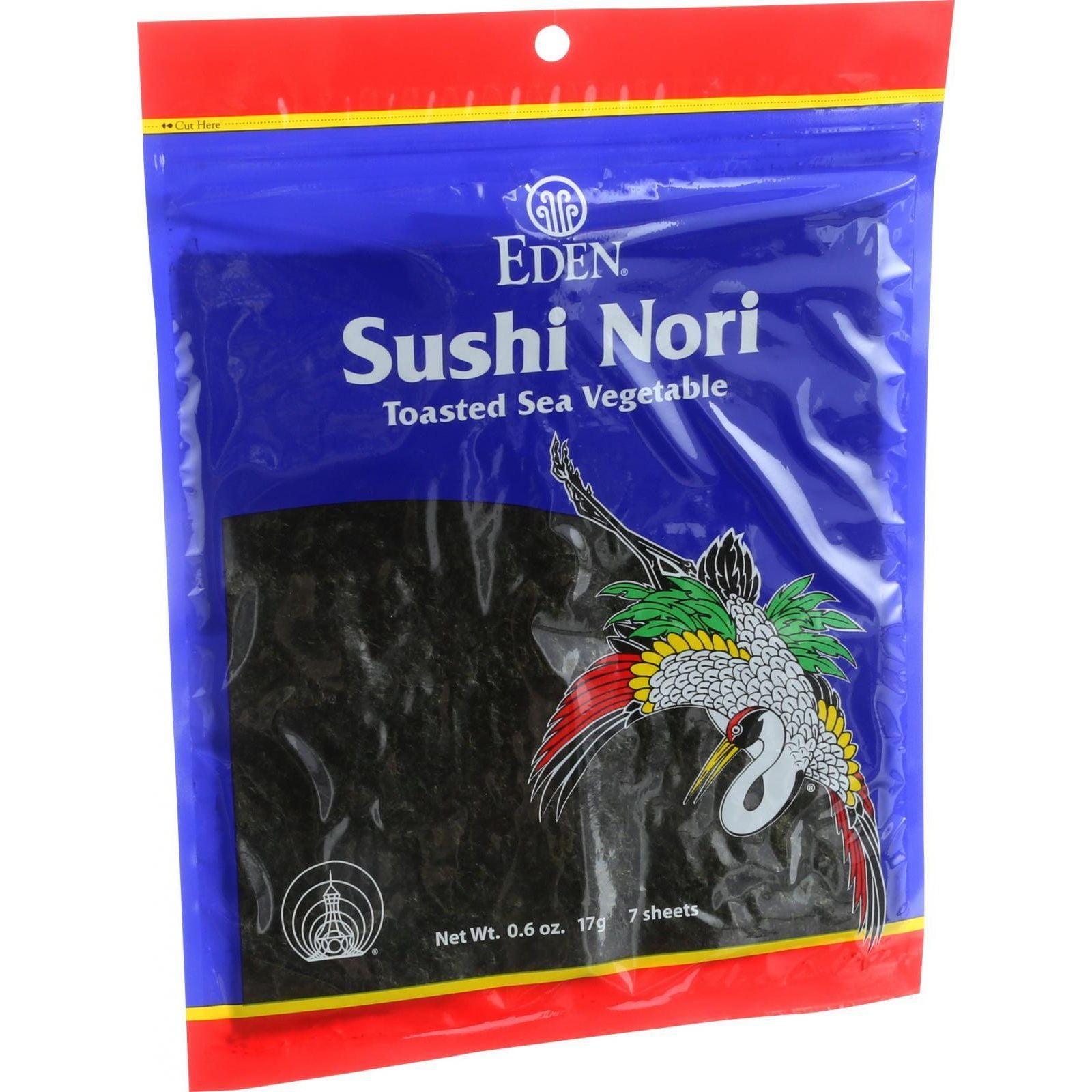 Eden Sushi Nori Toasted Sea Vegetable, .6 oz