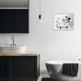 thumbnail image 2 of Stupell Industries Cow & Rubber Duck in Bath Gray Framed Giclee Art design by Mehu Art, 11 x 14, 2 of 8