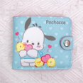 thumbnail image 1 of Kawaii Hello Kitty Cinnamoroll My Melody Kuromi Sanrios, monedero informal de Pu, Tarjetero con botones, novedad, 1 of 4