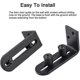 thumbnail image 4 of 2 Pack Sliding Barn Door Floor Guides, Flush Sliding Door Bottom Guide, Adjustable Wall Mount Stay Roller Hardware Kit, 4 of 5
