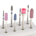 thumbnail image 3 of TISHITA 10pcs Nail Drill Bit Cuticle Clean Pilshing Gel Remover For Manicure Pedicure, 3 of 8
