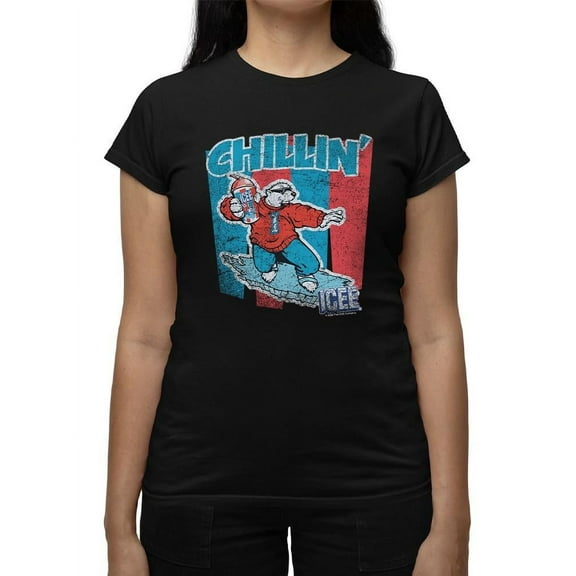Chillin' ICEE Polar Bear Retro Graphic Women's T-shirt