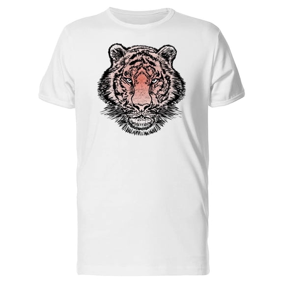 Lovely Grunge Tiger Sketch Tee Men's -Image by Shutterstock