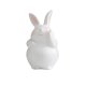 thumbnail image 2 of Decoración de conejo de Pascua – Figurita de decoración primaveral, adorno de resina con huevos y flores, blanco, 7,20 x 5,04 x 4,64 in, 2 of 6