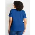 thumbnail image 2 of Avenue Women's Plus Size Short Sleeve Pocket Tee, 2 of 2