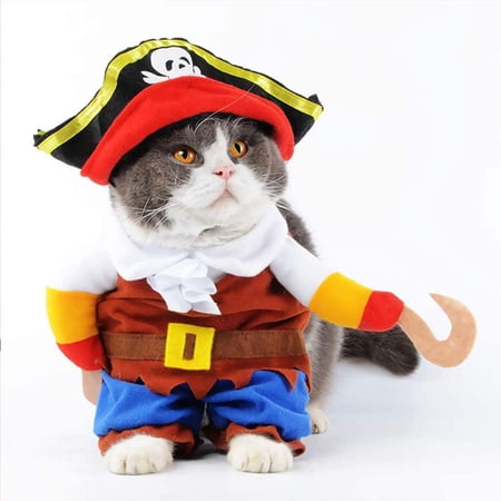Dedang Costume D Animal Familier Ensemble Deguisement Chat Et Chien Drole Cool Caraibes Pirate Pet Halloween Costume Prop Se Deguiser Vetements De Soiree Walmart Canada