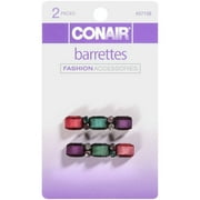 Conair: Fashion Accessories 57158 Barrettes, 2 Ct