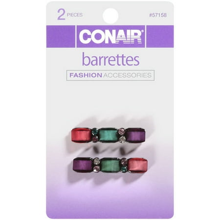 Conair: Fashion Accessories 57158 Barrettes, 2 Ct