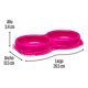 thumbnail image 2 of Tazon Smarty antideslizante 2 x 200 ml - rosa Moderna Moderna Platos, 2 of 3