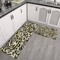 thumbnail image 2 of Zebra and Leopard Print Pattern Kitchen Rugs Sets Of 2,Anti Fatigue Kitchen Mat Rugs Non Slip Washable,Decorative Kitchen Floor Mats for Kitchen,Sink,Laundry,17"x30"+17"x47", 2 of 7