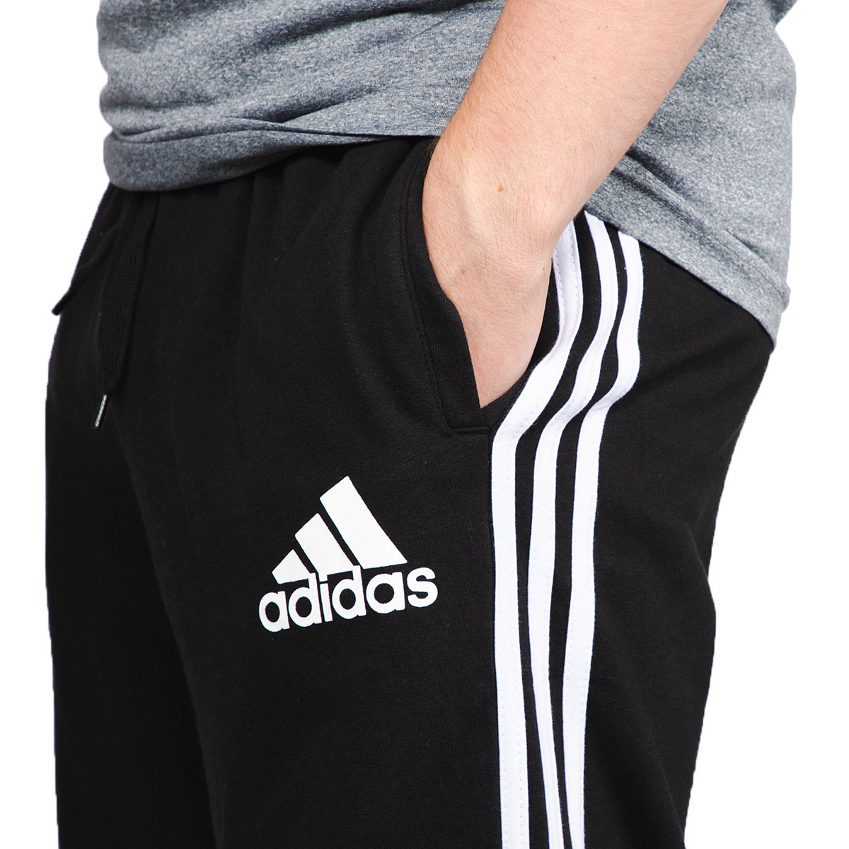 Adidas Men's Essential Super Soft Joggers Black photo 5