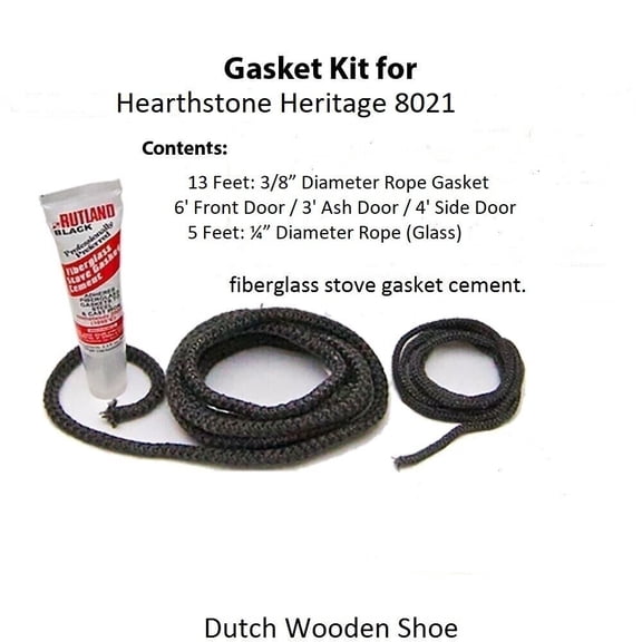 Hearthstone Heritage wood stove 8021 Gasket - 90-58210 Replacement Kit