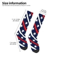 thumbnail image 2 of Rocae Patriotic Star for Novelty Casual compression Socks For Women Men Contrast Color Stockings, 2 of 6